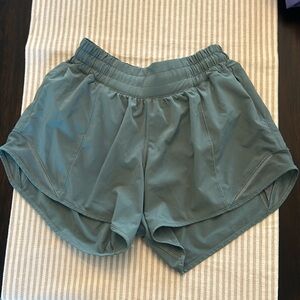 Lululemon green hotty hot short